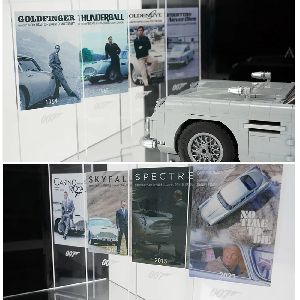 Display Case for LEGO® Icons 10262 Aston Martin DB5