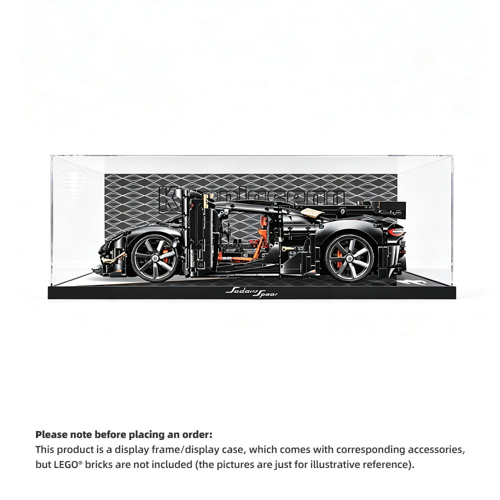 Display Case for LEGO® Technic™ 42232 Koenigsegg Sadair's Spear