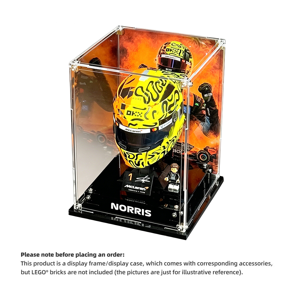 Display Case for LEGO® Editions F1 Helmets