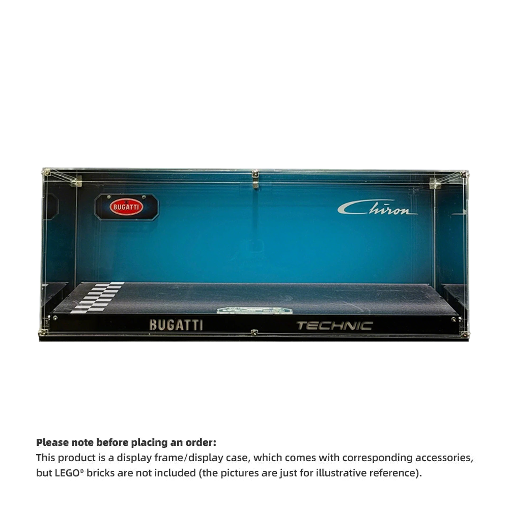 Display Case for LEGO® Bugatti Chiron 42083
