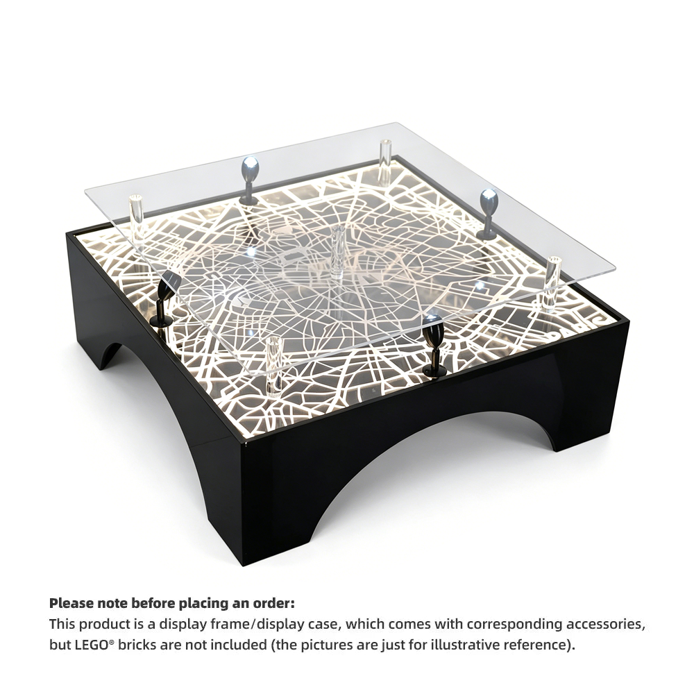 Floating Light-Up Display Base for LEGO® Icons Eiffel Tower 10307
