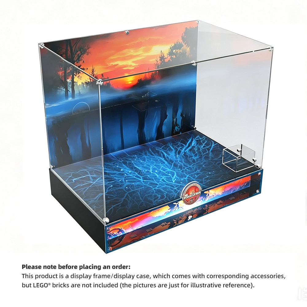 Display Case for LEGO® Icons 75810 The Upside Down – Stranger Things
