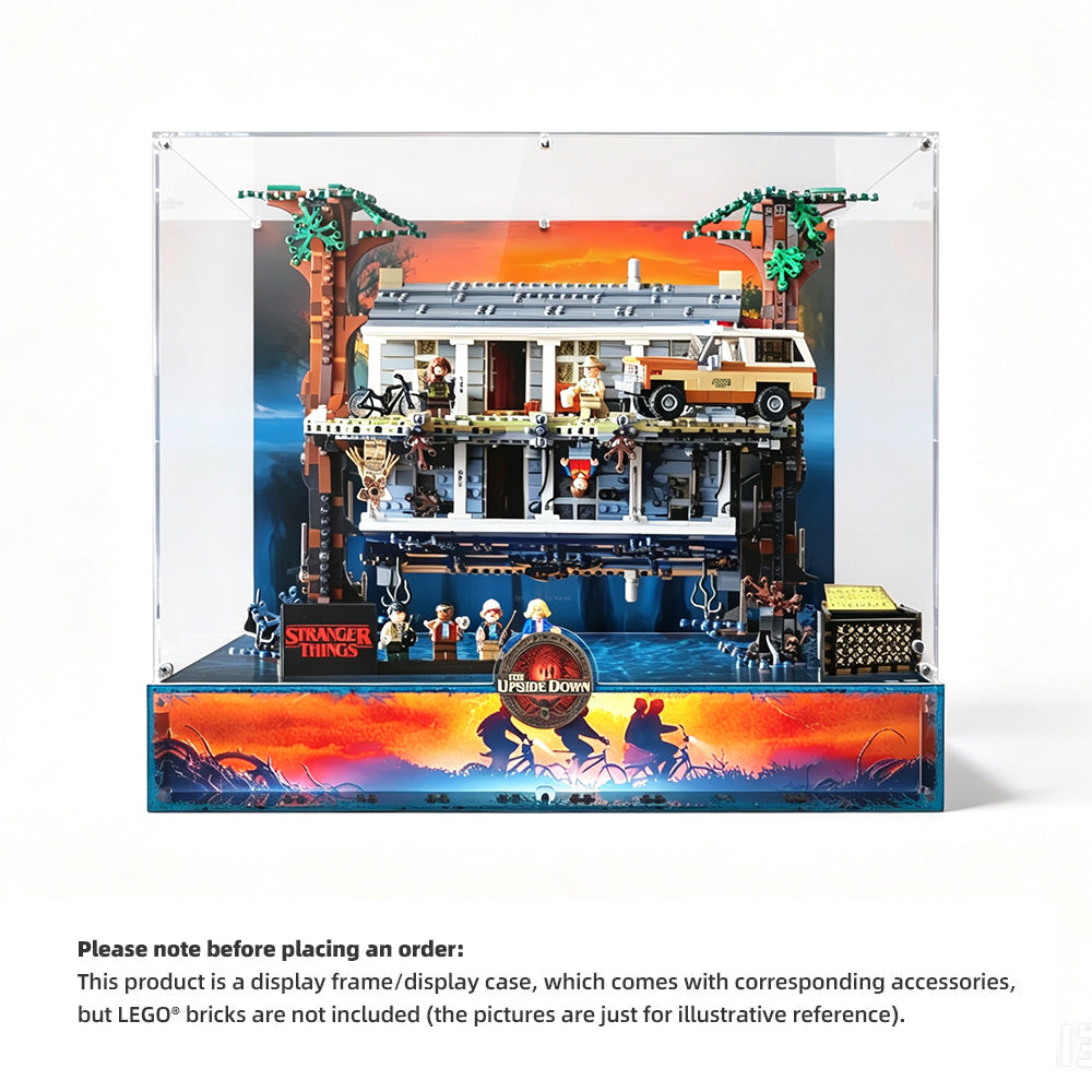 Display Case for LEGO® Icons 75810 The Upside Down – Stranger Things