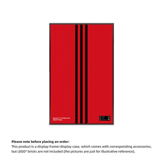 Wall Display Frame For LEGO® Technic™ Supercar Ferrari Sp3 42143.(Model Not Included)