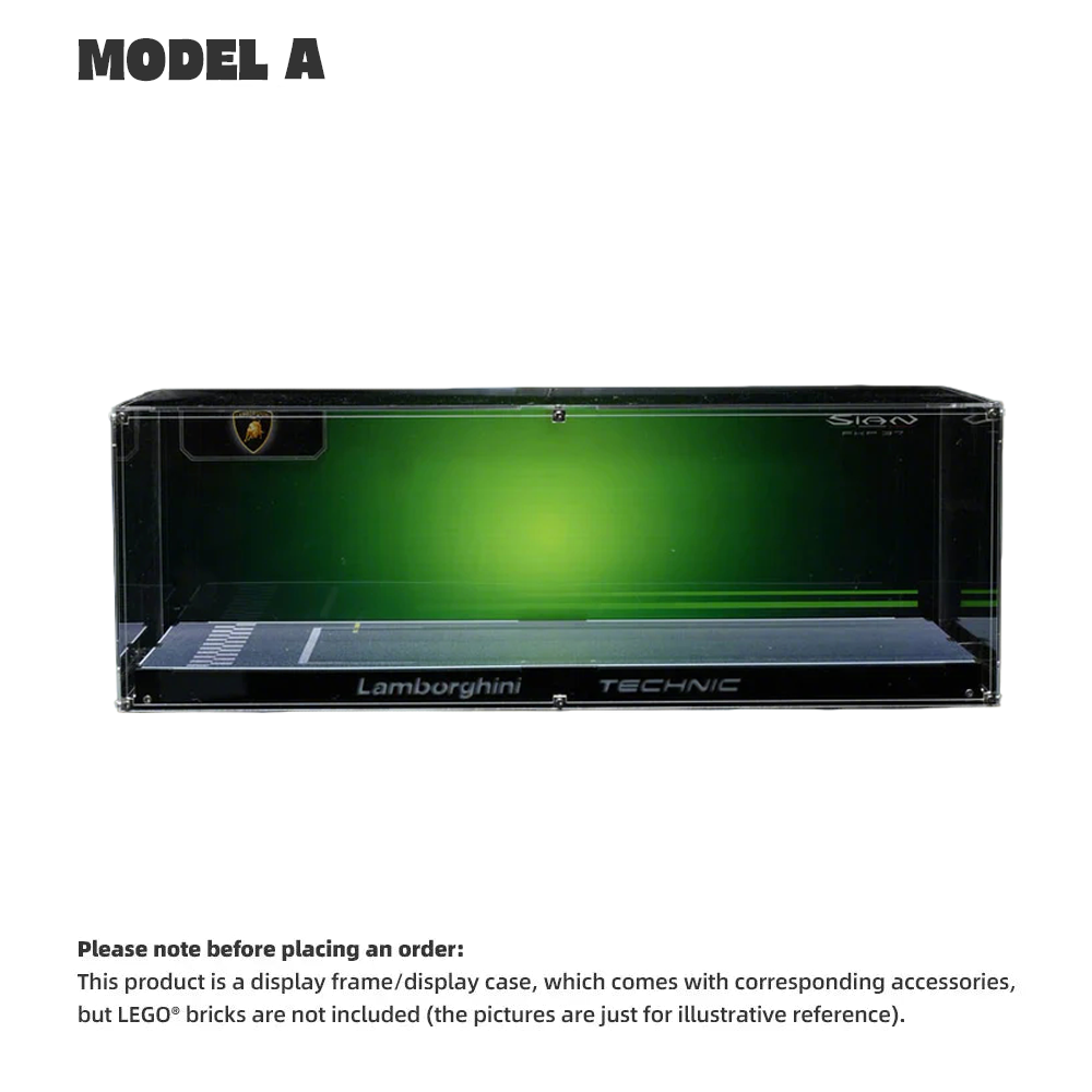 【PREMIUM】Display Case For LEGO® Technic™ Lamborghini Sian FKP 37 42115 Ultra-high Translucent Acrylic