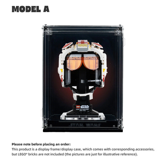 【PREMIUM】Display Case for LEGO® Star Wars Helmet Super Ultra-high Translucent Acrylic