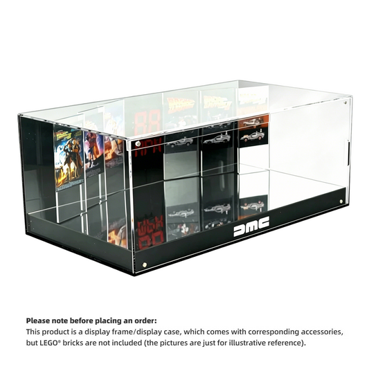 Display Case for LEGO® Icons 10300 Back to the Future Time Machine