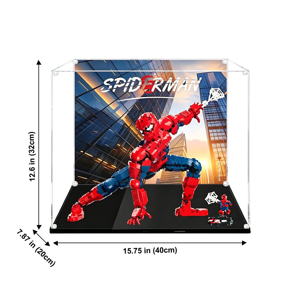 Display Case for LEGO® 76346 Spider‑Man Hero Figure