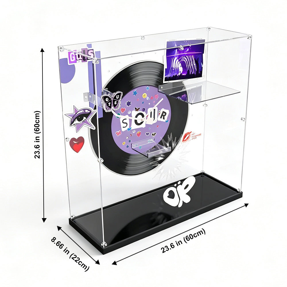 Display Case for LEGO® Editions 43031 Olivia Rodrigo's Dual Guitar
