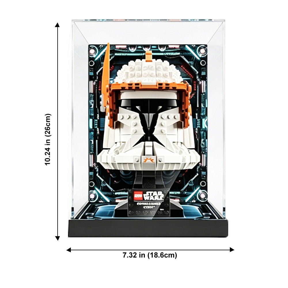 Display Case for LEGO® Star Wars™ Commander Cody Helmet – Set 75350