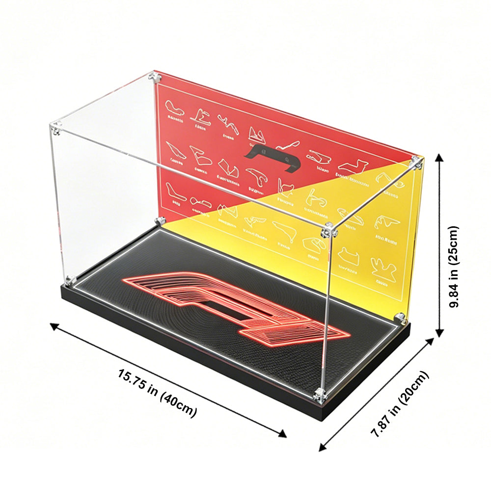 Display Case for LEGO® Editions F1 Helmets – Wall Mount, Fits 43014 & 43022