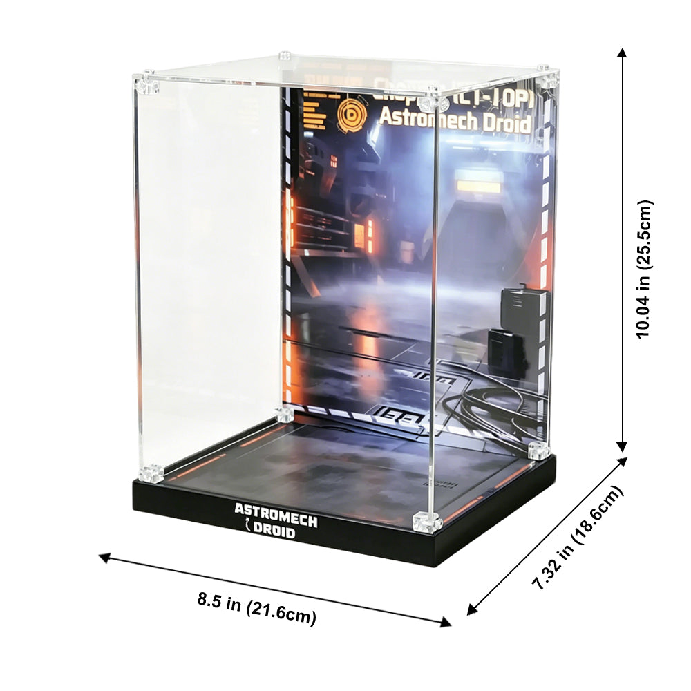 Display Case for LEGO® Star Wars™ Chopper (C1-10P) Astromech Droid – Set 75416