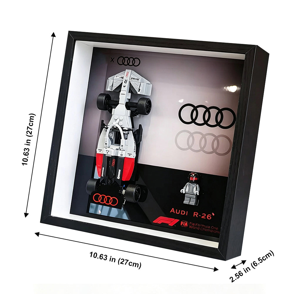 Display Case for LEGO® Speed Champions 77259 – Audi Revolut F1® Team R26 Race Car