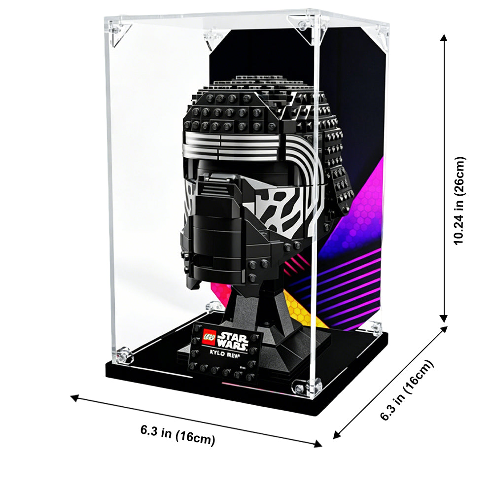 Display Case for LEGO® Star Wars™ Kylo Ren’s Helmet – Set 75415