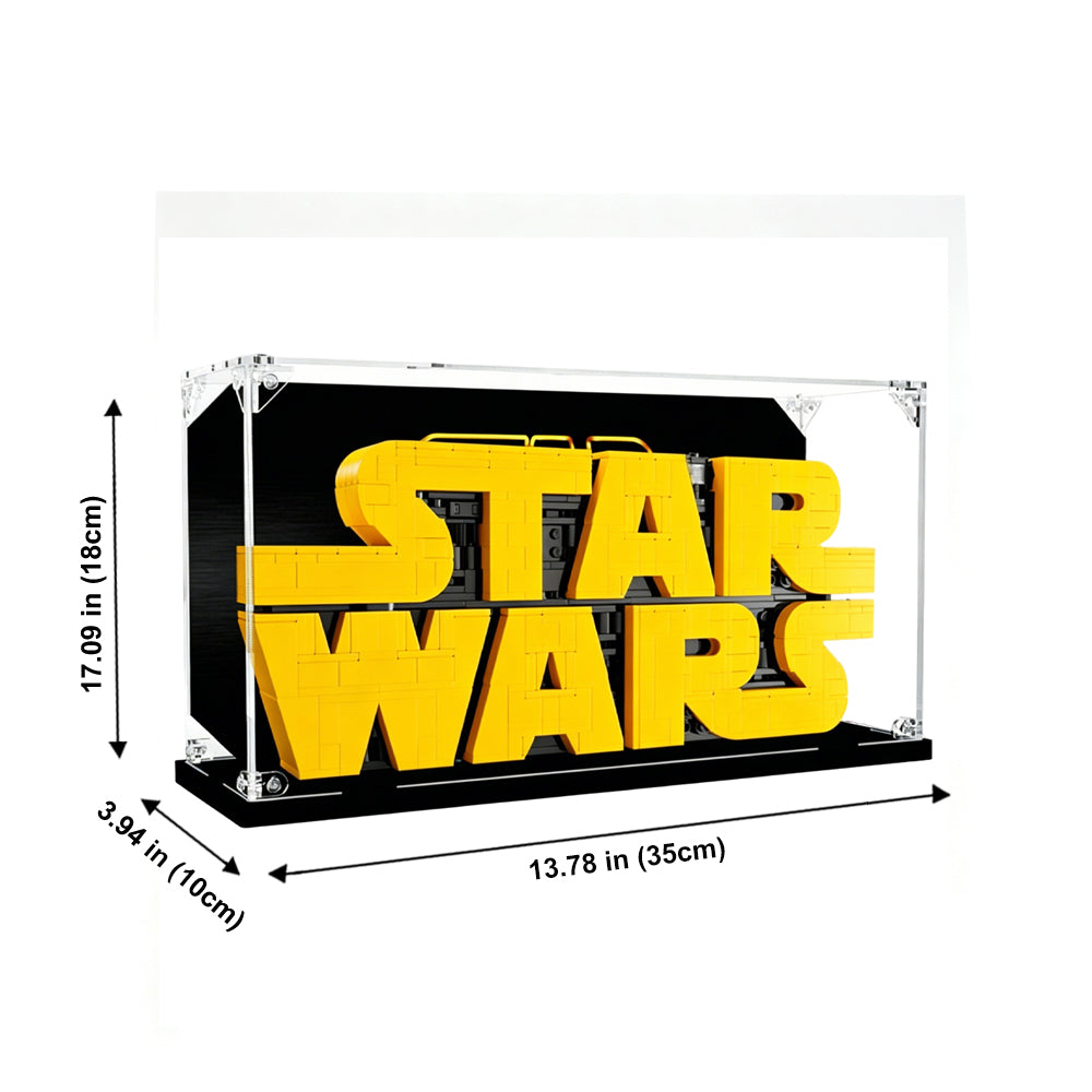Display Case for LEGO® Star Wars™ Brick-Built Logo – Set 75407