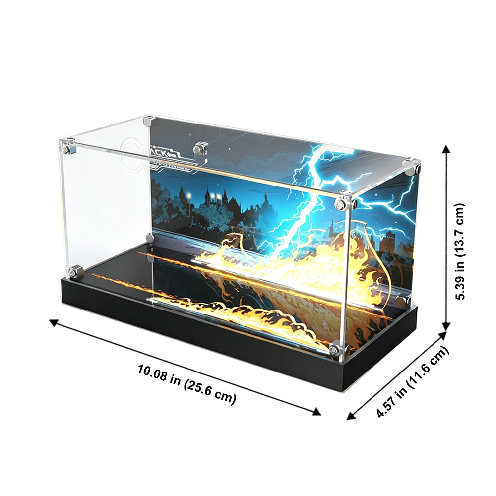 Display Case for LEGO® 77256 Back to the Future Time Machine