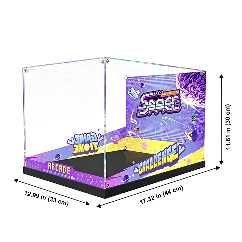Display Case for LEGO® Icons 11374 Arcade Pinball Machine