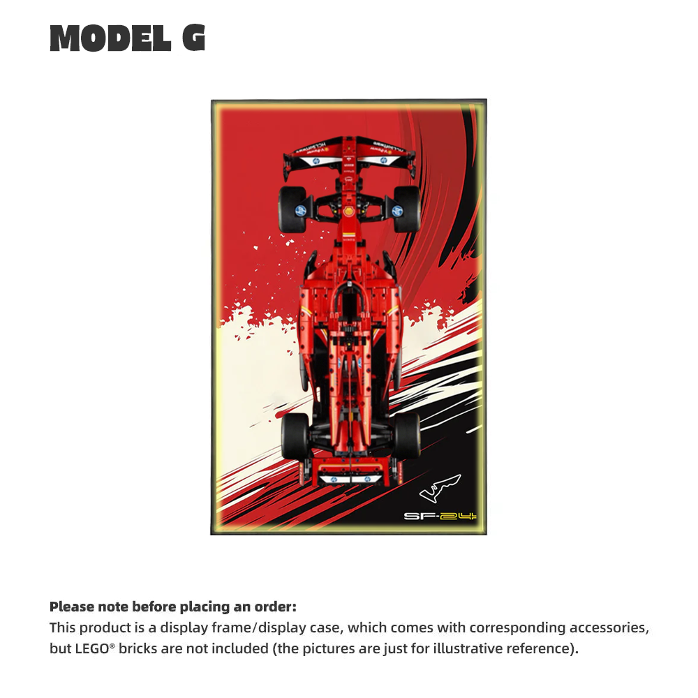CAR DISPLAY FRAME FOR LEGO® TECHNIC™ FERRARI F1 SF24 42207.