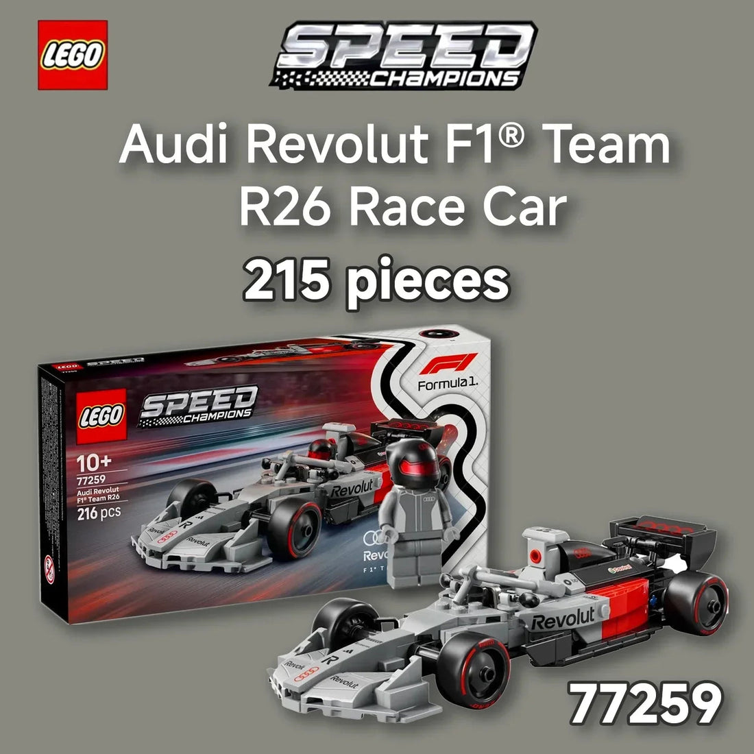 Everything We Know So Far About the 2026 LEGO® Audi F1 R26 Speed Champions Set| Private Box
