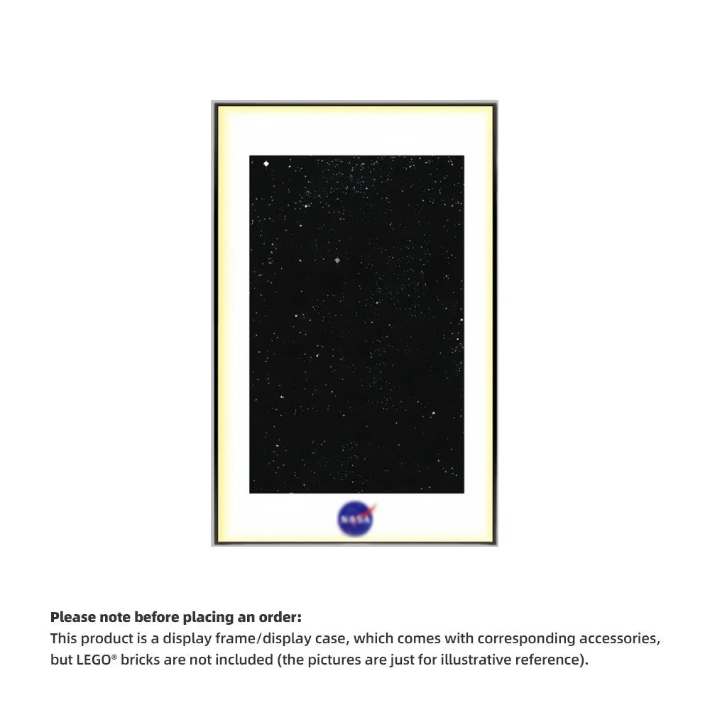 Wall Display Frame for LEGO® ICONS NASA Space Shuttle 10283(Model Not Included)