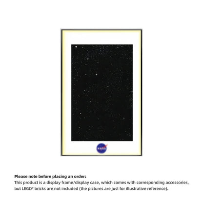 Wall Display Frame for LEGO® ICONS NASA Space Shuttle 10283(Model Not Included)