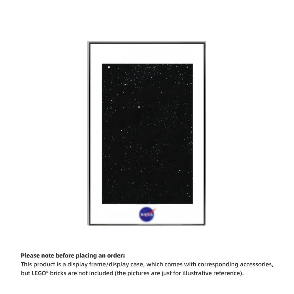Wall Display Frame for LEGO® ICONS NASA Space Shuttle 10283(Model Not Included)