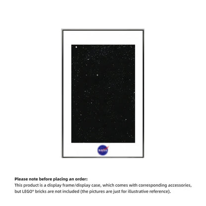Wall Display Frame for LEGO® ICONS NASA Space Shuttle 10283(Model Not Included)