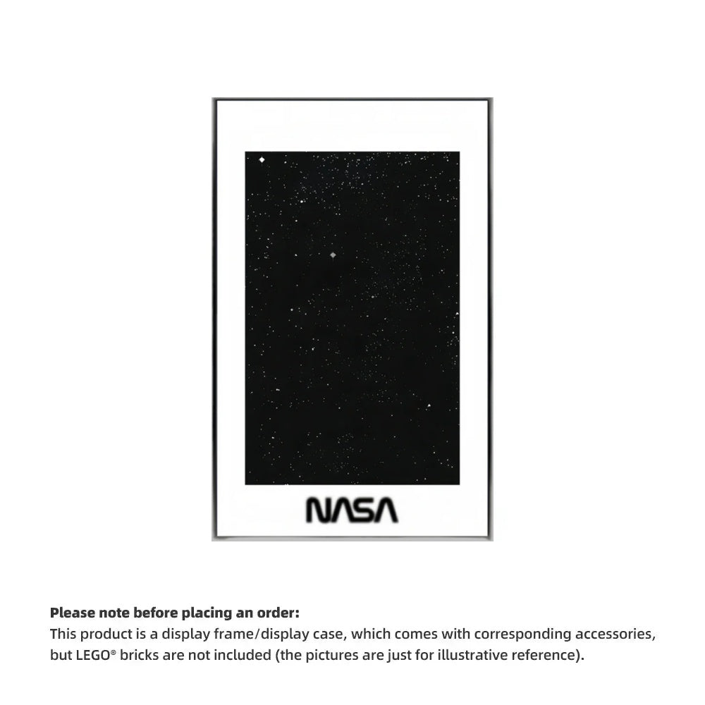 Wall Display Frame for LEGO® ICONS NASA Space Shuttle 10283(Model Not Included)