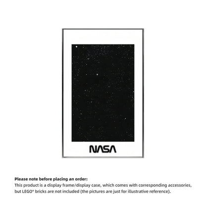 Wall Display Frame for LEGO® ICONS NASA Space Shuttle 10283(Model Not Included)