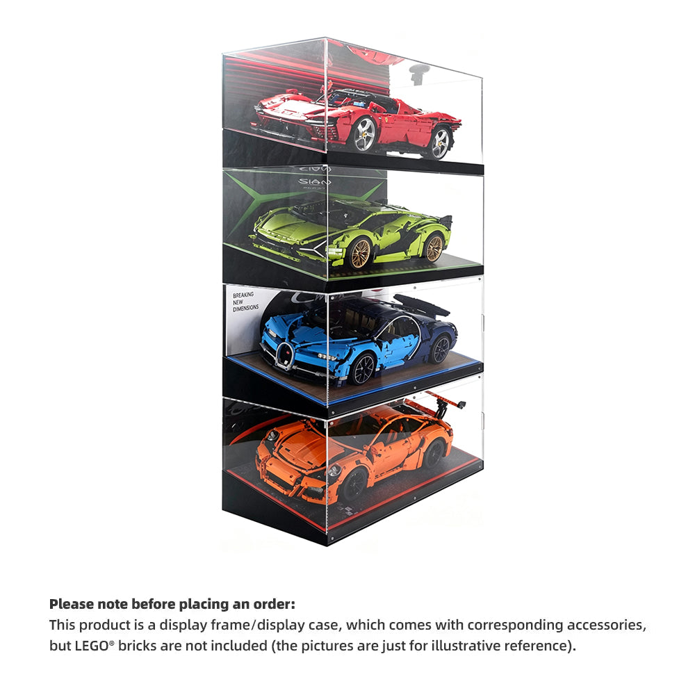 Display Case for LEGO® Technic Bugatti Chiron (42083)