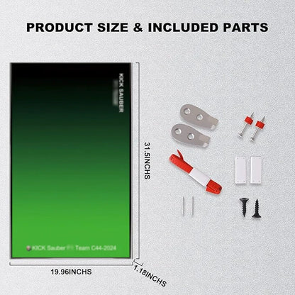 Wall Display Frame For CaDA KICK Sauber F1 C44(Model Not Included)
