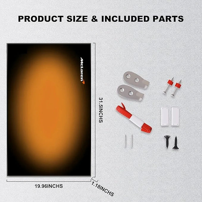 Wall Display Frame For LEGO® TECHNIC™ 42228 McLaren MCL39 F1® Car(Model Not Included)