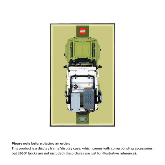 WALL DISPLAY FRAME for LEGO® TECHNIC™  Land Rover Defender 42110 .(Model Not Included)