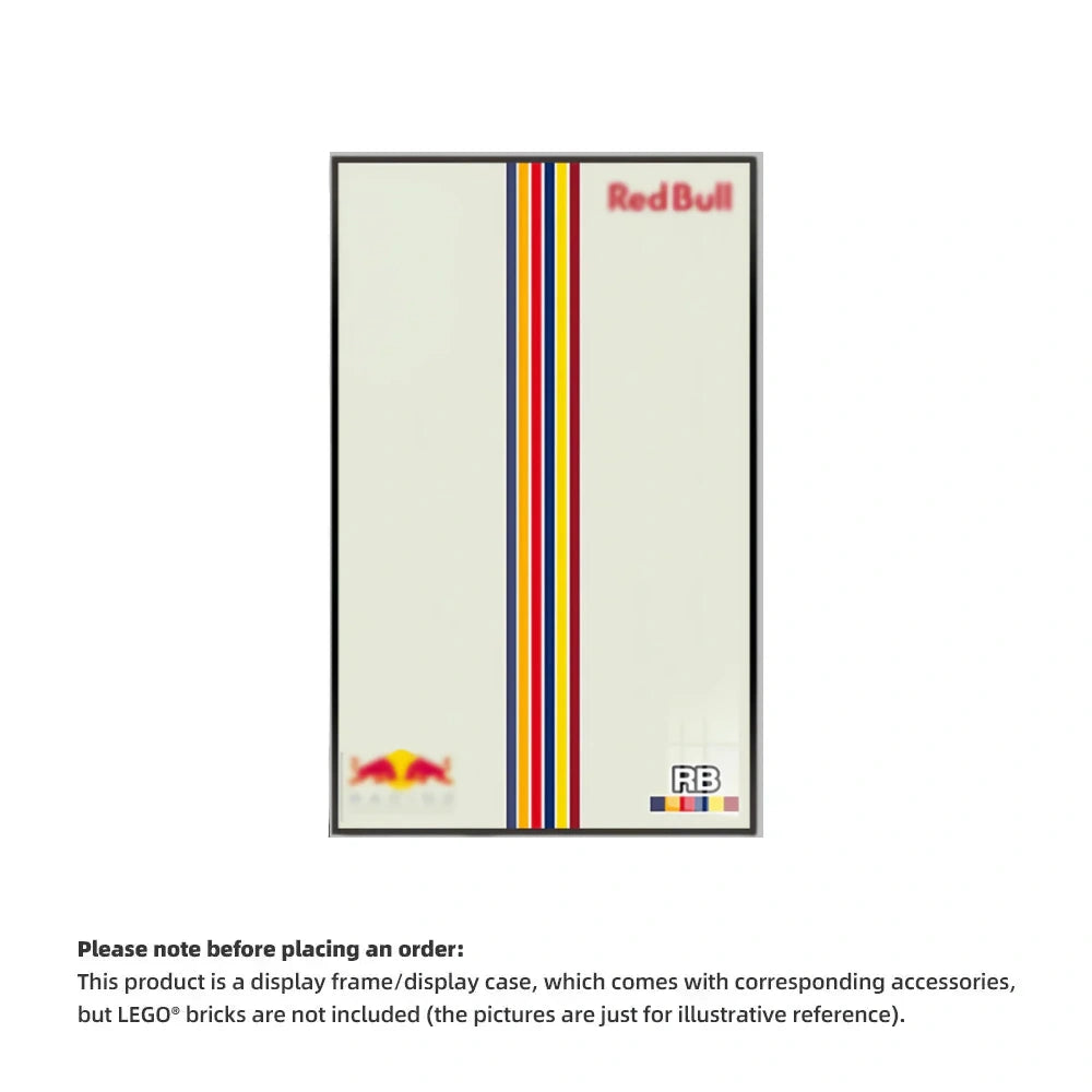 Wall Display Frame For F1 Red Bull RB18 MOC (Model not included)