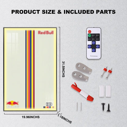 Wall Display Frame For F1 Red Bull RB18 MOC (Model not included)