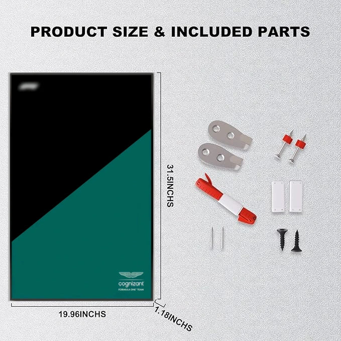 Wall Display Frame For LEGO Technic F1 42240 Aston Martin AMR25(Model not included)