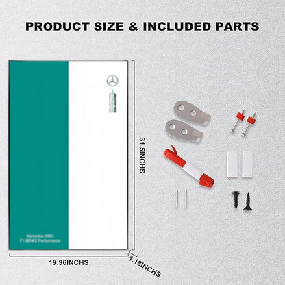 Wall Display Frame For LEGO® TECHNIC™ Mercedes AMG F1 42171(Model Not Included)