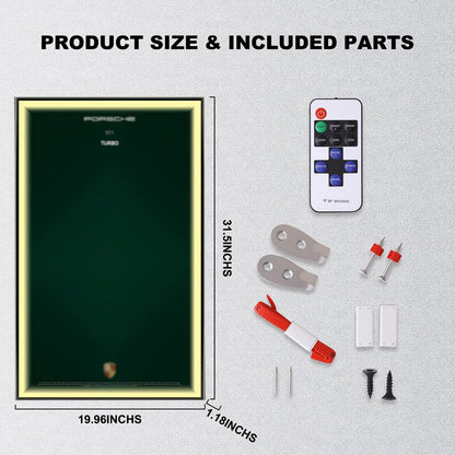Wall Display Frame for LEGO® ICONS Porsche 911 10295(Model Not Included)