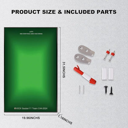 Wall Display Frame For CaDA KICK Sauber F1 C44(Model Not Included)