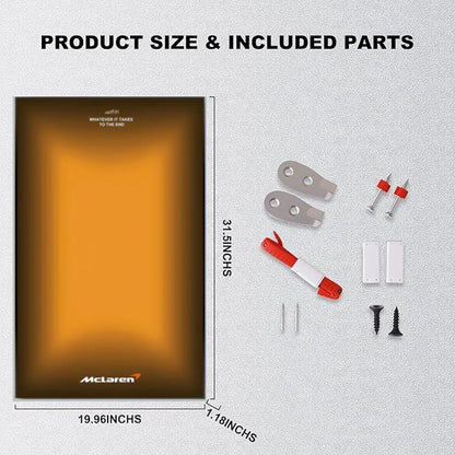 Wall Display Frame For LEGO® TECHNIC™ 42228 McLaren MCL39 F1® Car(Model Not Included)