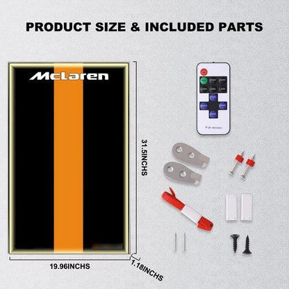 Wall Display Frame For LEGO® TECHNIC™ 42228 McLaren MCL39 F1® Car(Model Not Included)