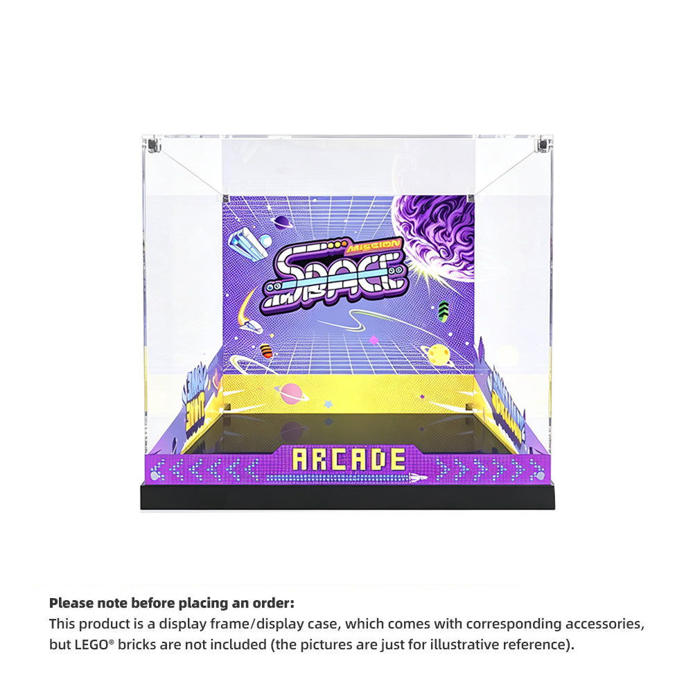 Display Case for LEGO® Icons 11374 Arcade Pinball Machine