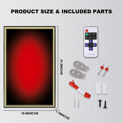 Wall Display Frame For LEGO® TECHNIC™ Ferrari F1 SF24 42207.(Model Not Included)