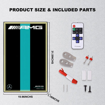 Wall Display Frame For LEGO® TECHNIC™ Mercedes AMG F1 42171(Model Not Included)