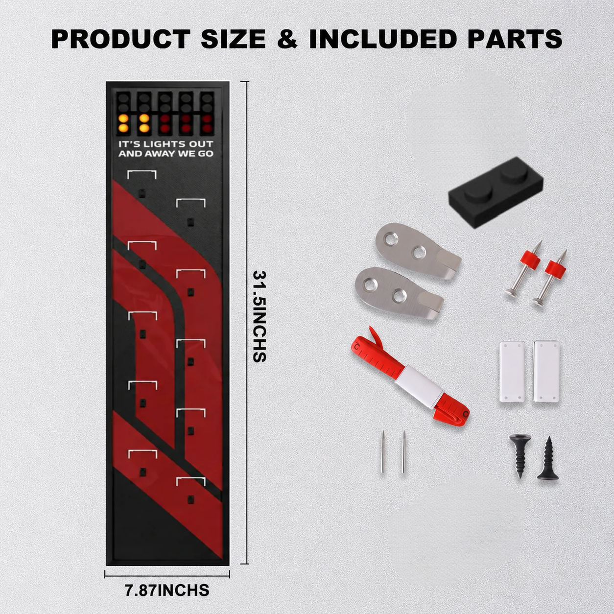 Car Display Vertical Frame for LEGO® Speed Champions F1(Model Not Included)