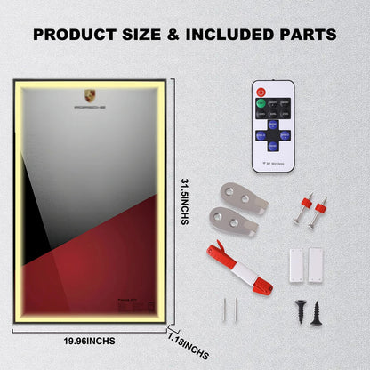 Wall Display Frame for LEGO® ICONS Porsche 911 10295(Model Not Included)