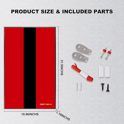 Wall Display Frame For LEGO® TECHNIC™ Ferrari F1 SF24 42207.(Model Not Included)