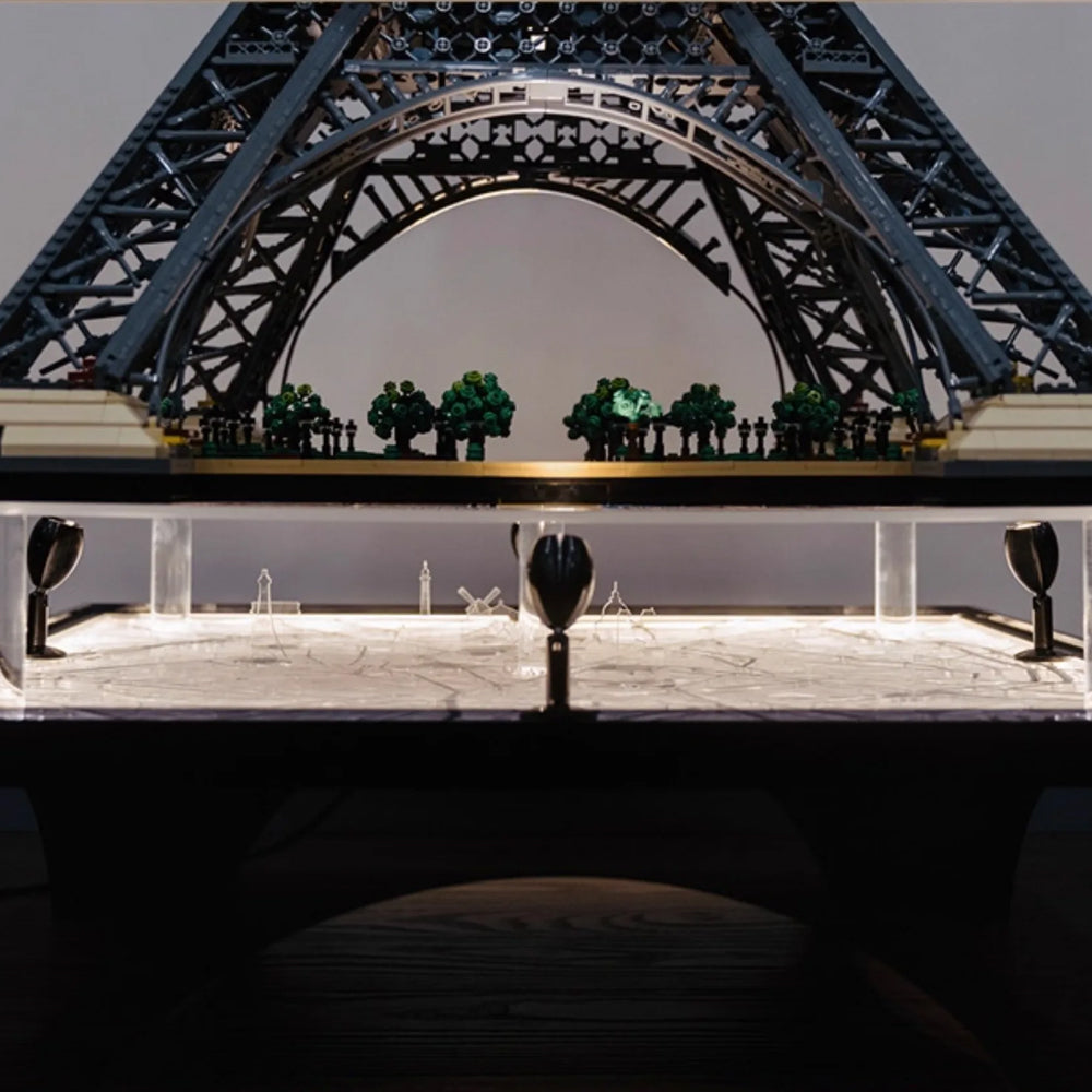 Floating Light-Up Display Base for LEGO® Icons Eiffel Tower 10307