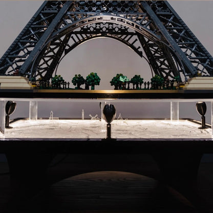 Floating Light-Up Display Base for LEGO® Icons Eiffel Tower 10307