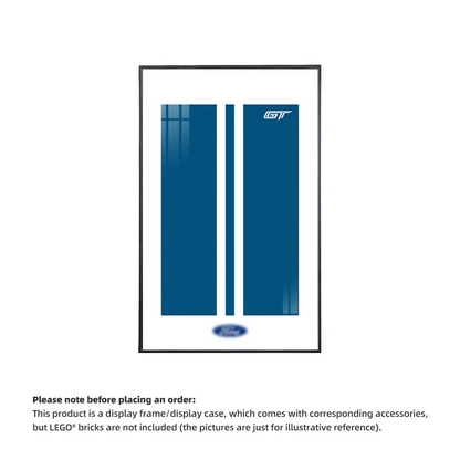 Wall Display Frame For LEGO® TECHNIC™ Ford GT 42154(Model Not Included)